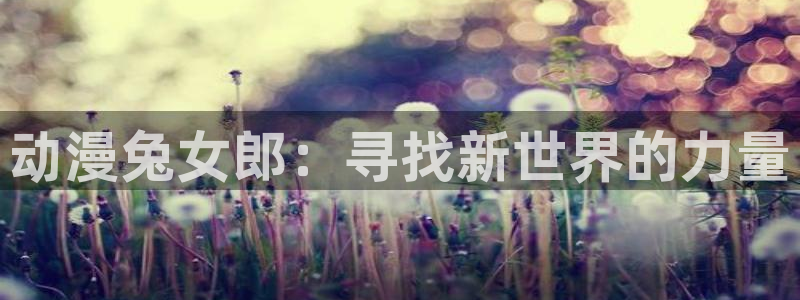 age动漫官网网页版入口：动漫兔女郎：寻找新世界的力量