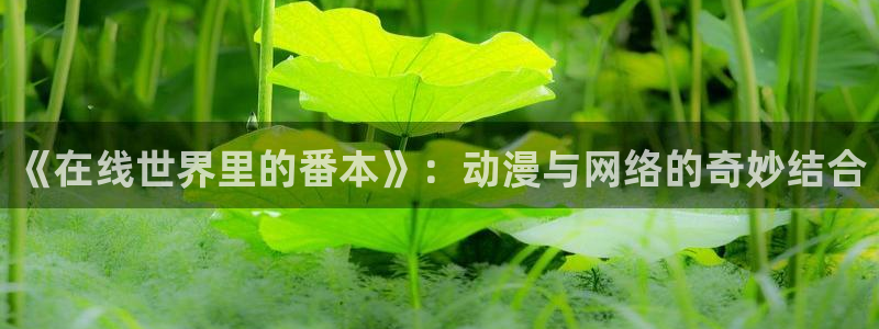 age动漫登录：《在线世界里的番本》：动漫与网络的奇妙结合